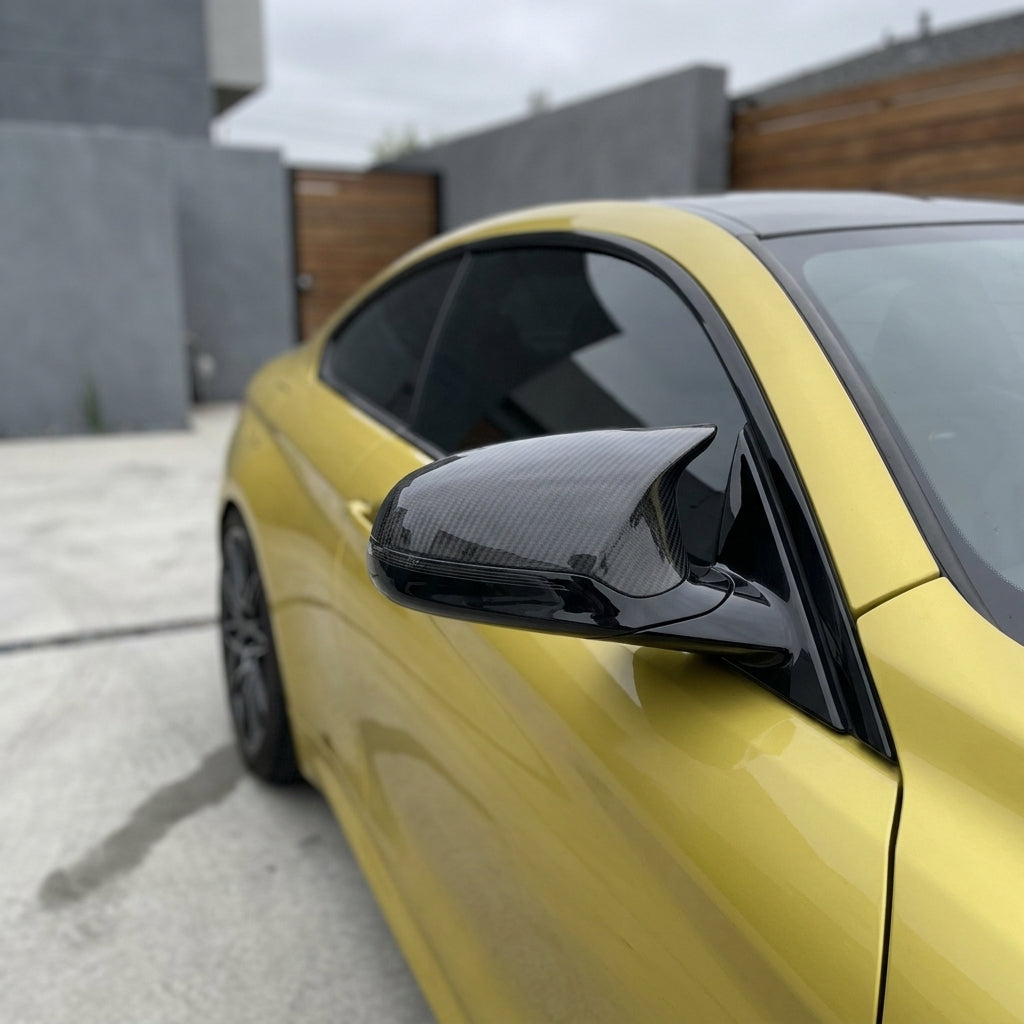 bmw f80 f82 f87 carbon fiber mirror caps