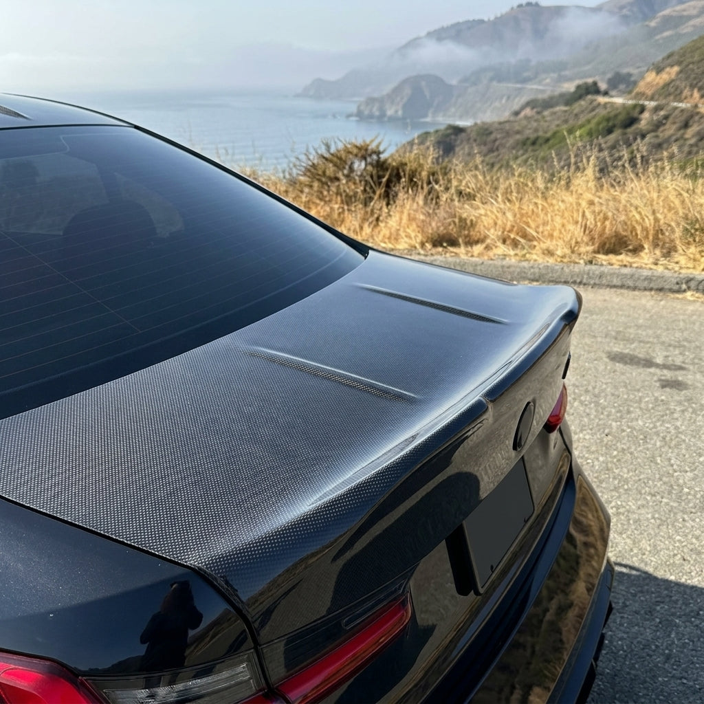 bmw g80 carbon fiber trunk lid csl style