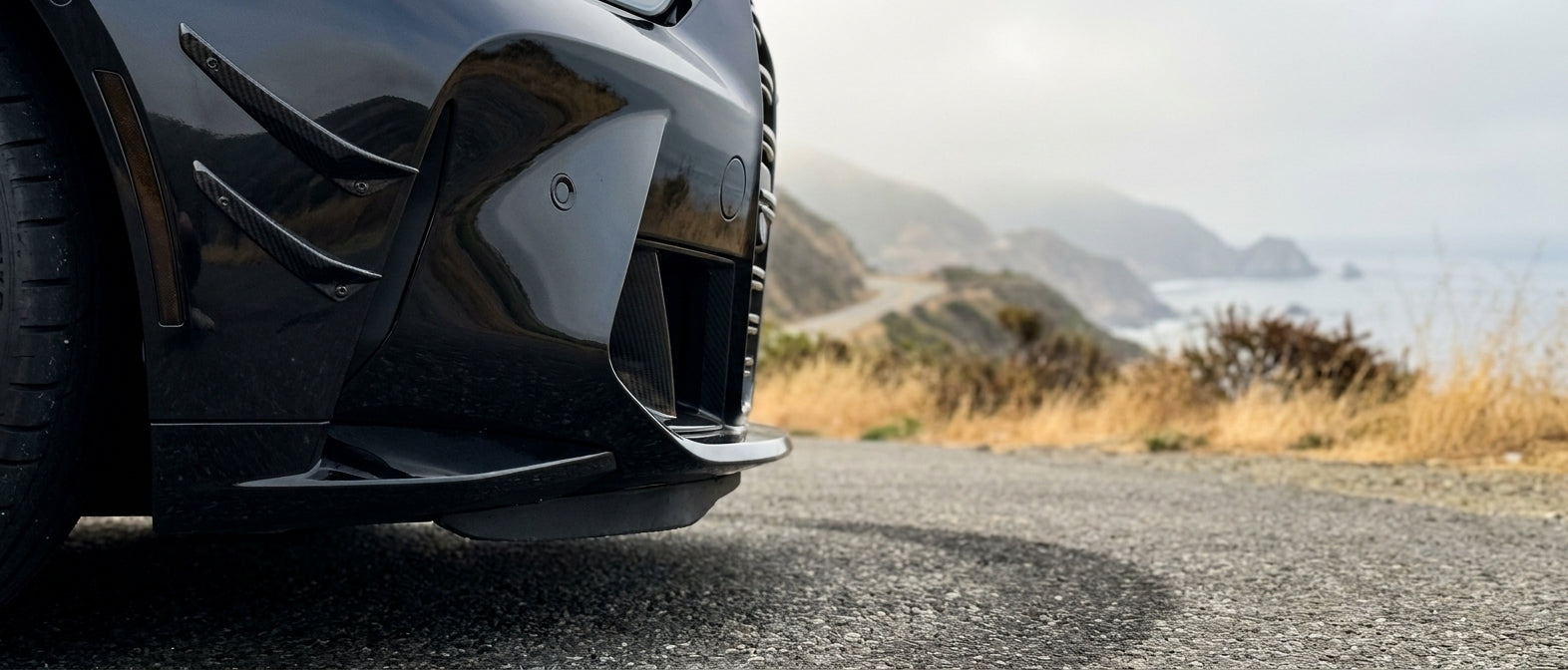 bmw g80 g82 carbon fiber front canards
