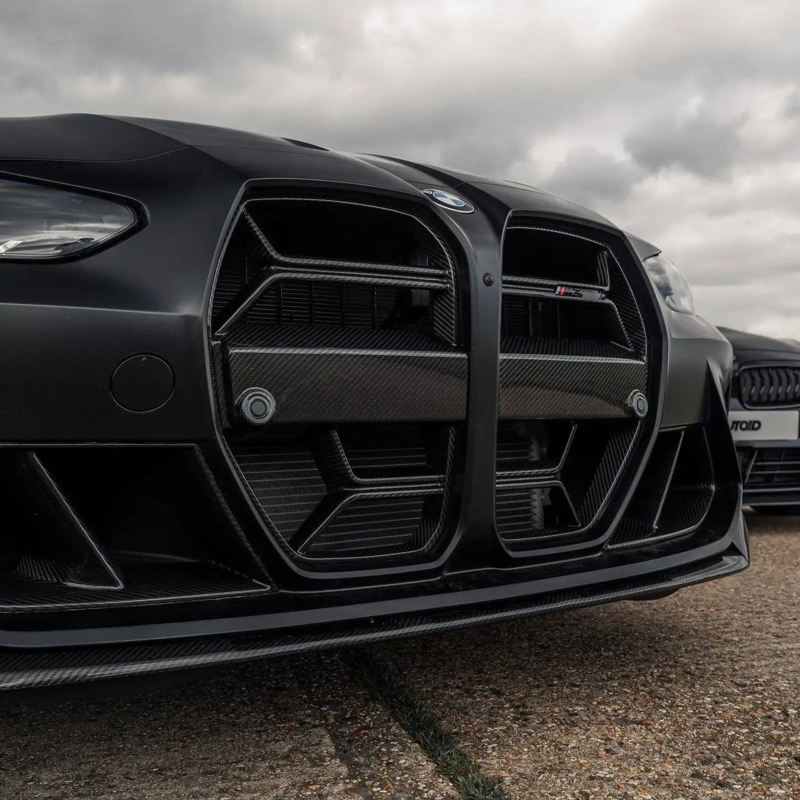 bmw g80 g82 carbon fiber front lip mp style