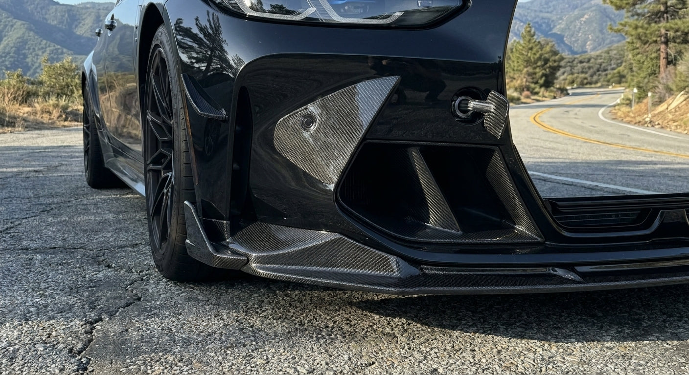BMW G80 M3 / G82 M4 Carbon Fiber Front Lip — MP Style