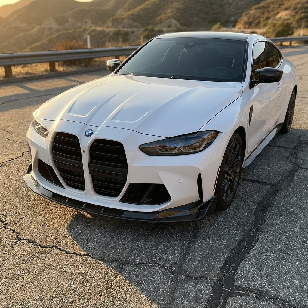 bmw g80 g82 carbon fiber front lip