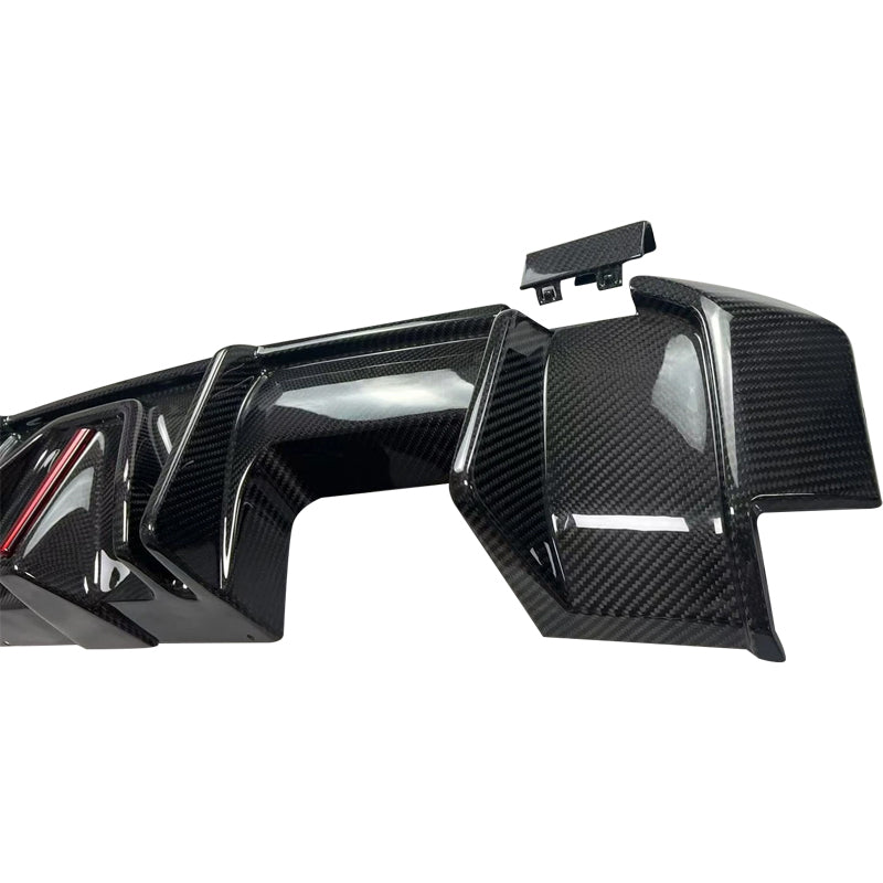 bmw g80 g82 carbon fiber rear diffuser cs style