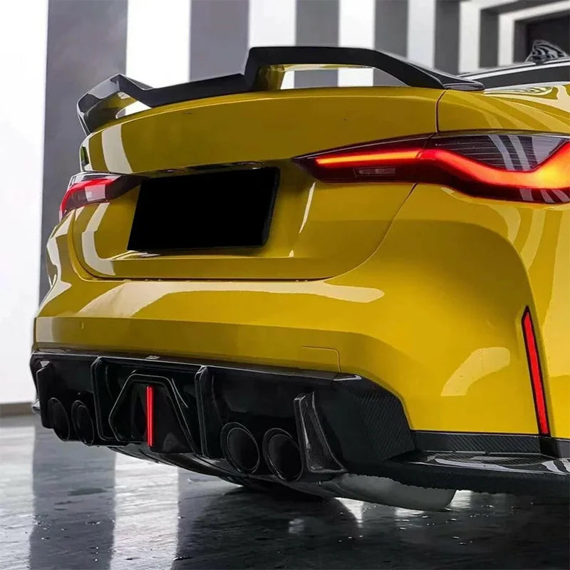 bmw g80 g82 carbon fiber rear diffuser cs style