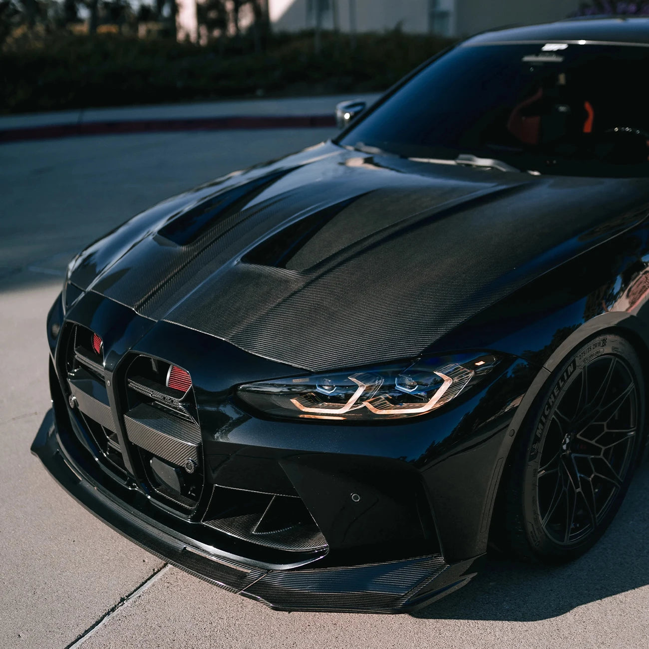 bmw g80 g82 carbon fiber vented hood