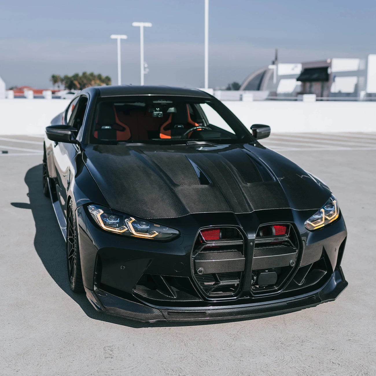 bmw g80 g82 carbon fiber vented hood