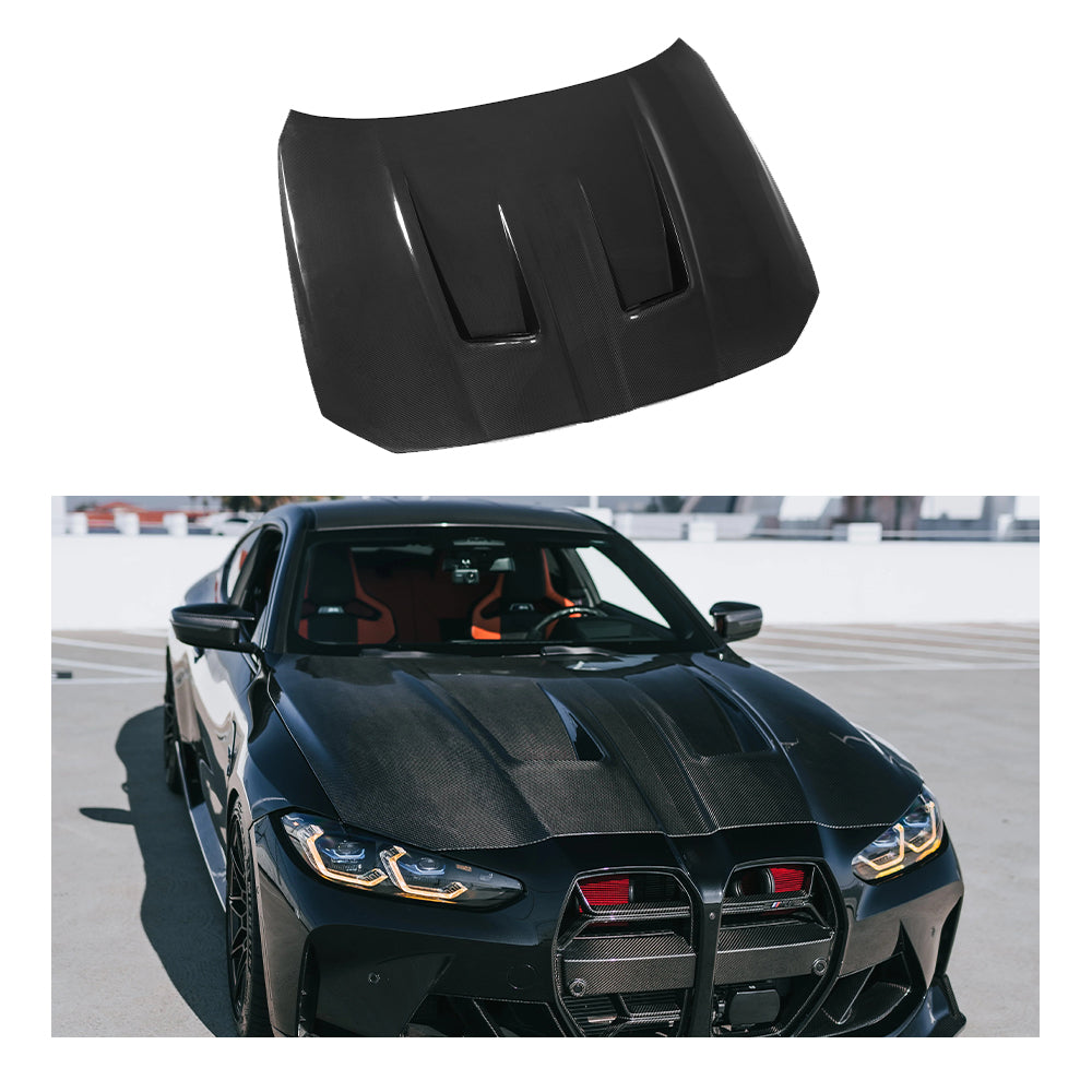 bmw g80 g82 carbon fiber vented hood