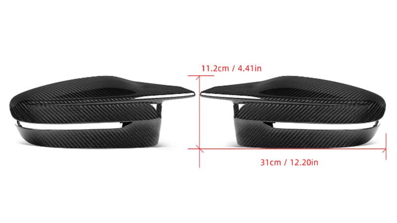 bmw g80 g82 g87 carbon fiber mirror caps