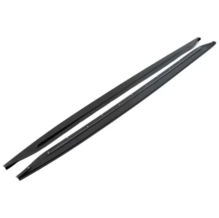 bmw g82 carbon fiber side skirt extensions