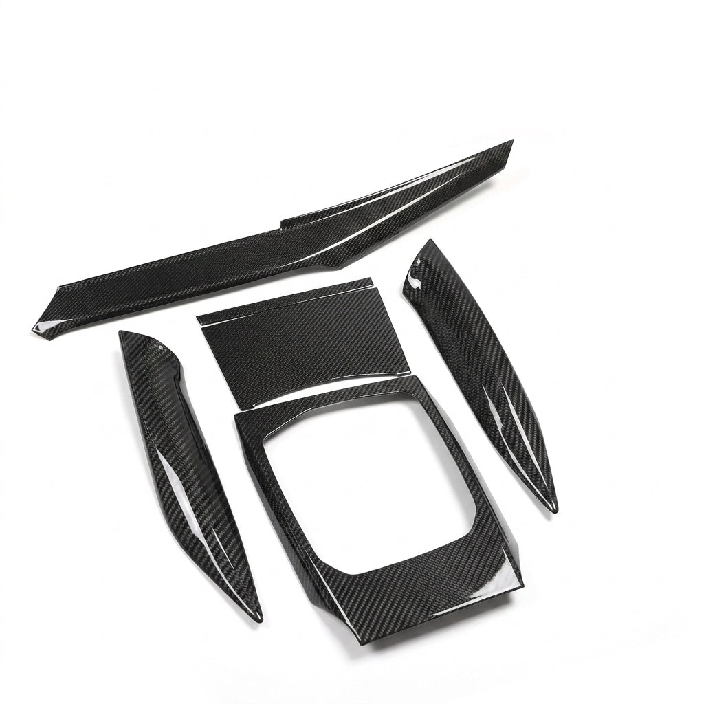 BMW G87 M2 Dry Carbon Fiber Dashboard Trim Set
