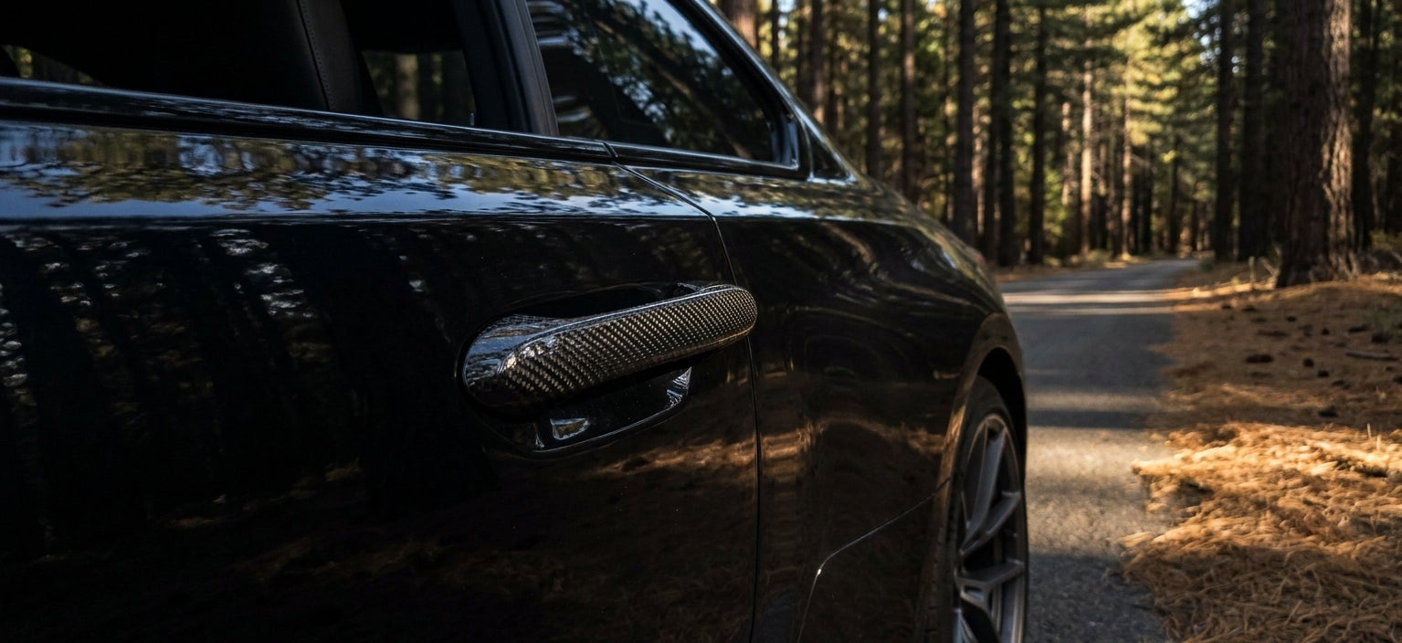 bmw g87 carbon fiber door handle covers
