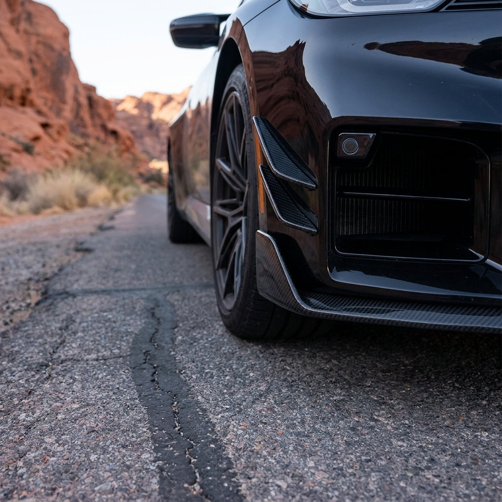 bmw g87 carbon fiber front canards