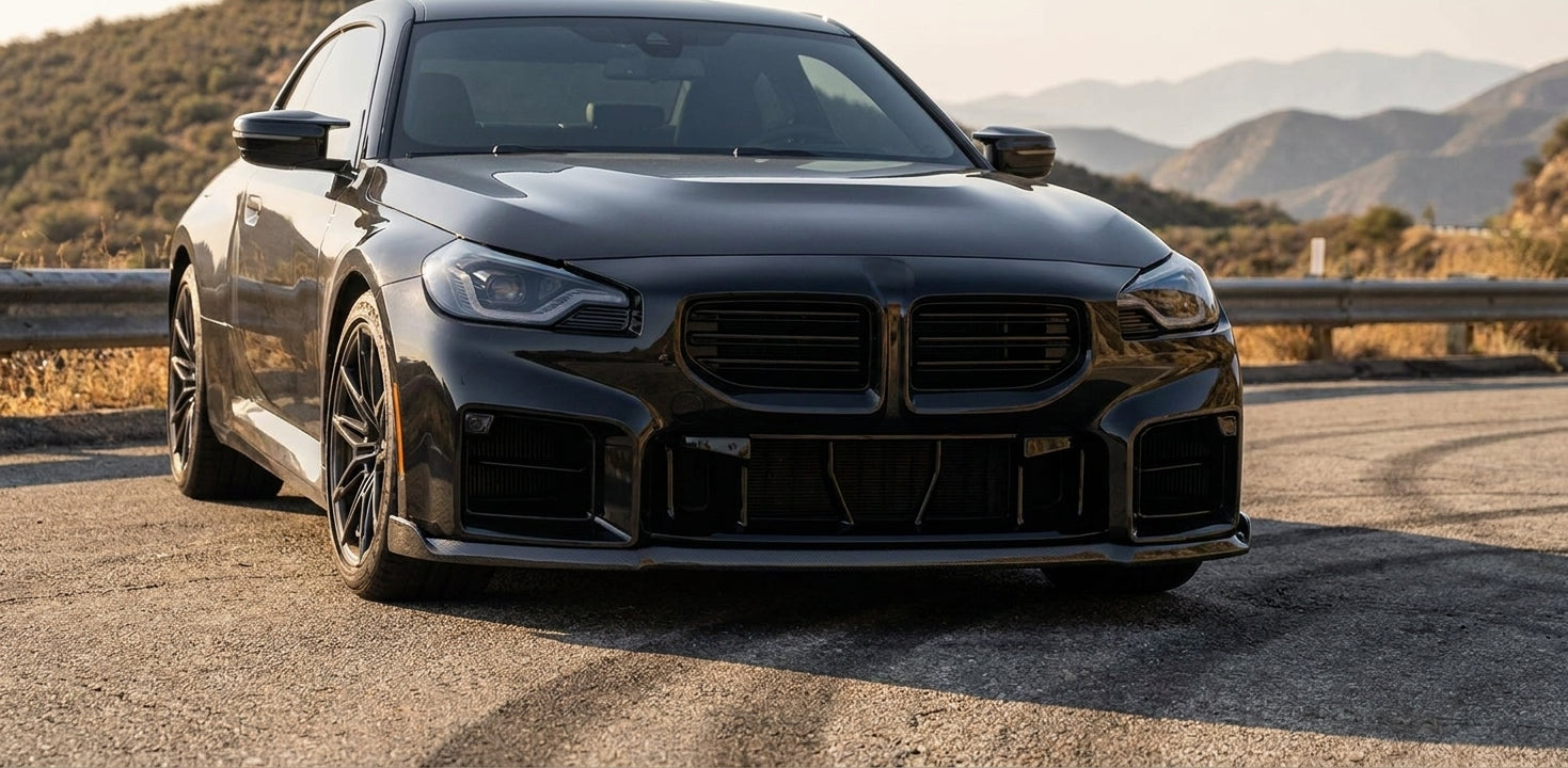 bmw g87 carbon fiber front lip cs style