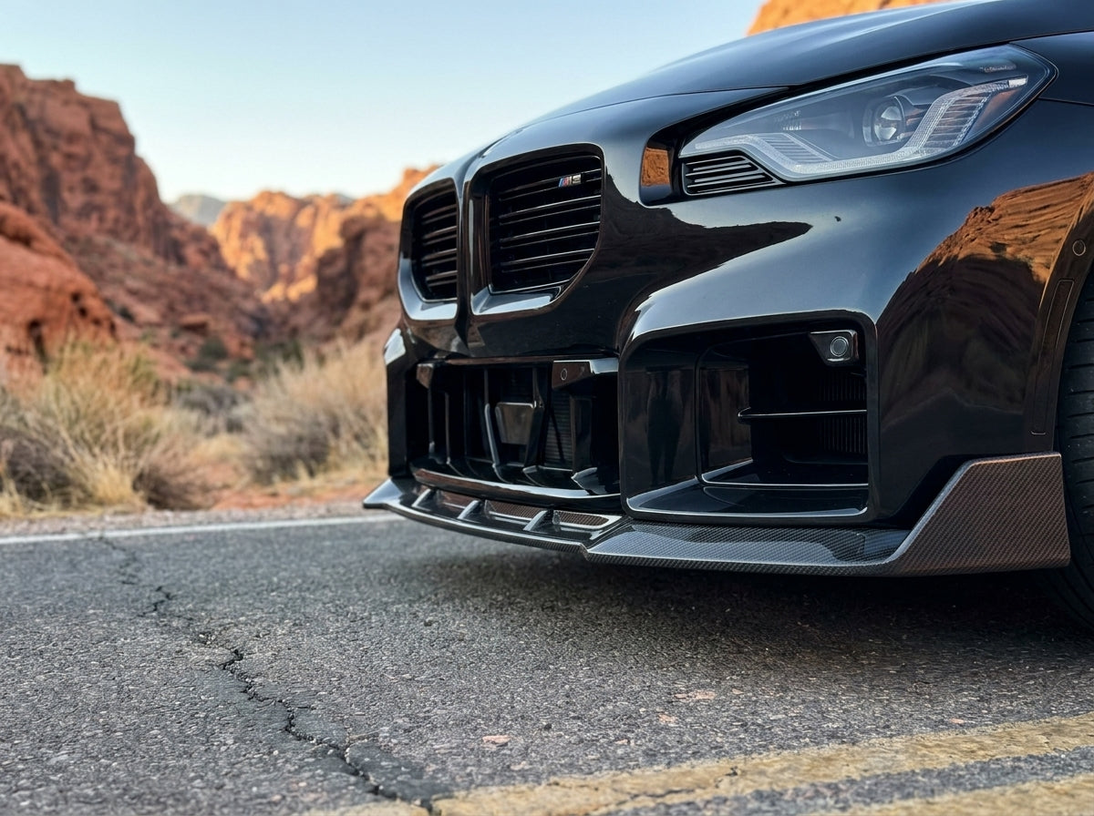 bmw g87 carbon fiber kidney grille mp style