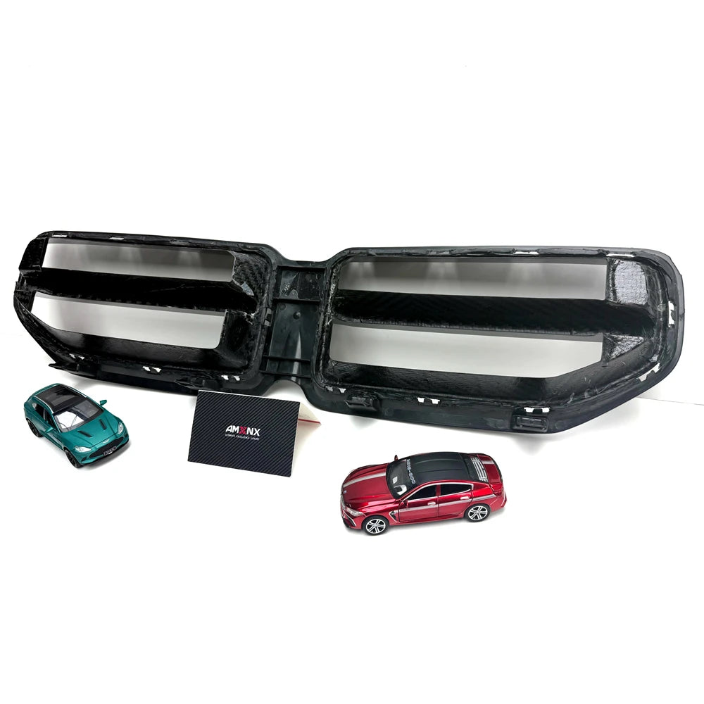 bmw g87 carbon fiber kidney grille mp style