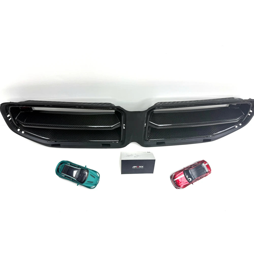 bmw g87 carbon fiber kidney grille mp style