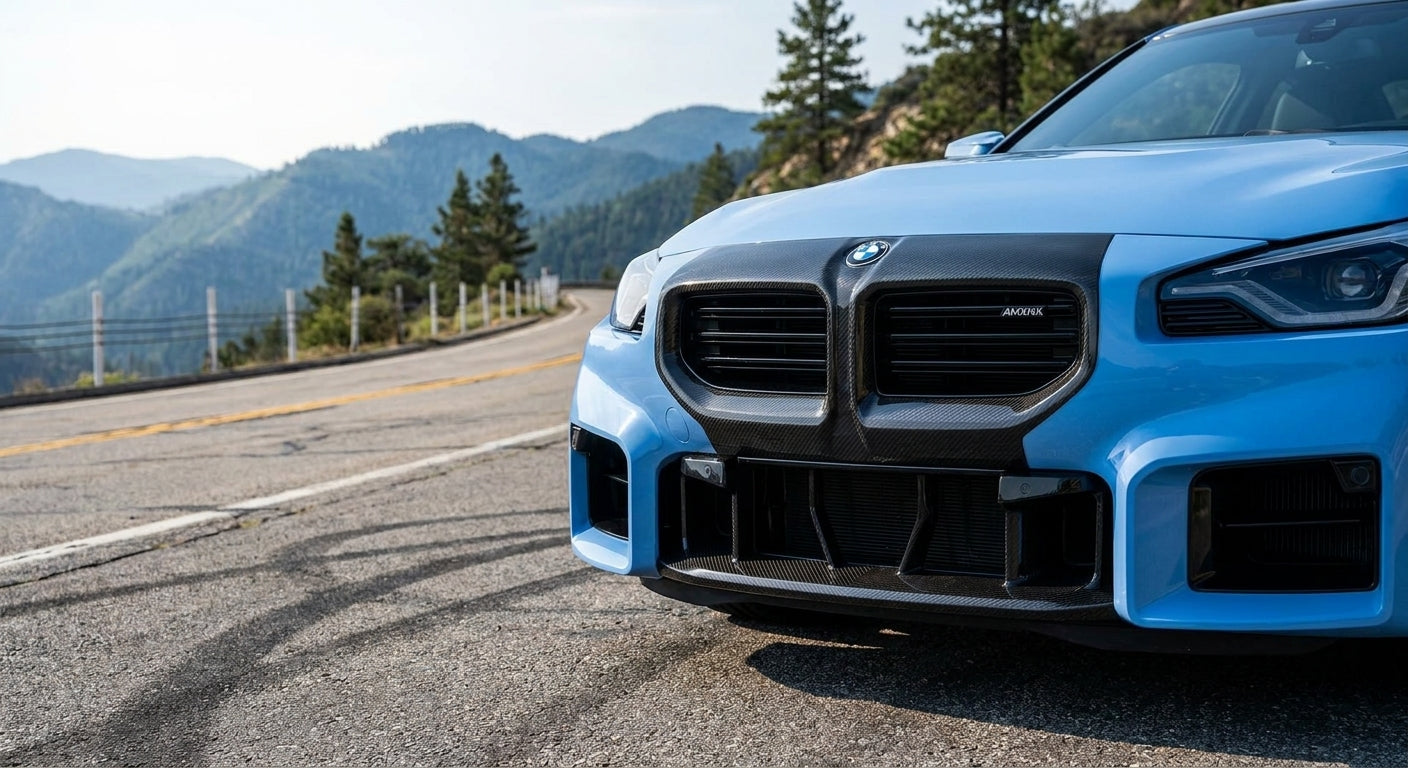 BMW G87 M2 Carbon Fiber Kidney Grille — MP Style
