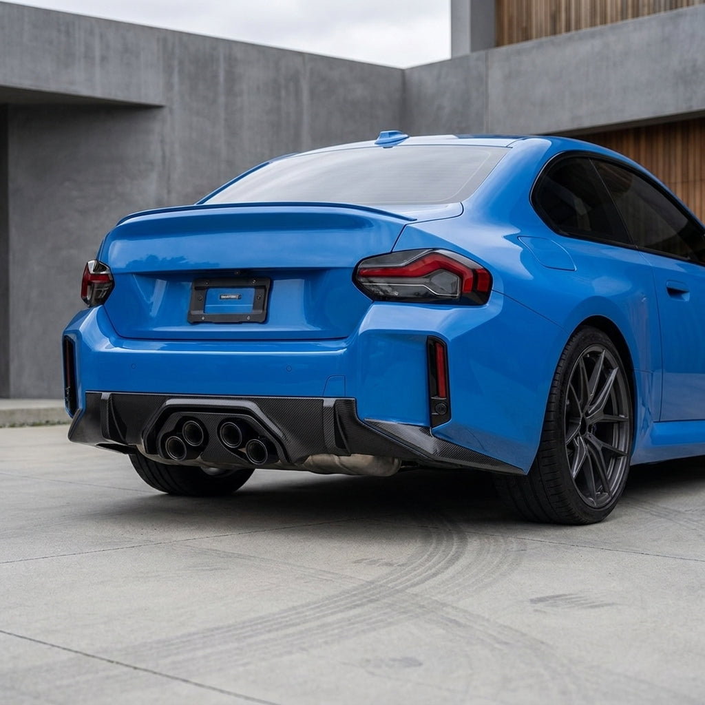 bmw g87 carbon fiber rear diffuser