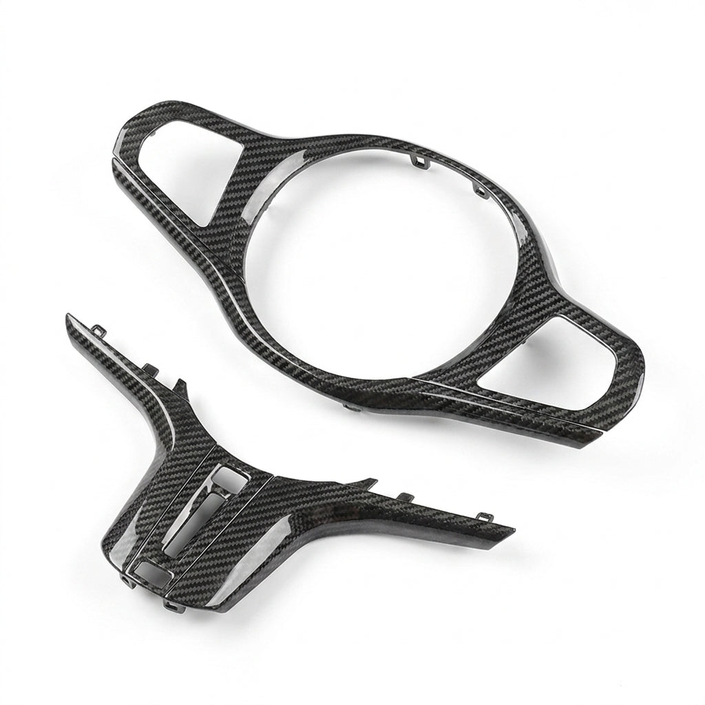 BMW G87 M2 Dry Carbon Fiber Steering Wheel Trim