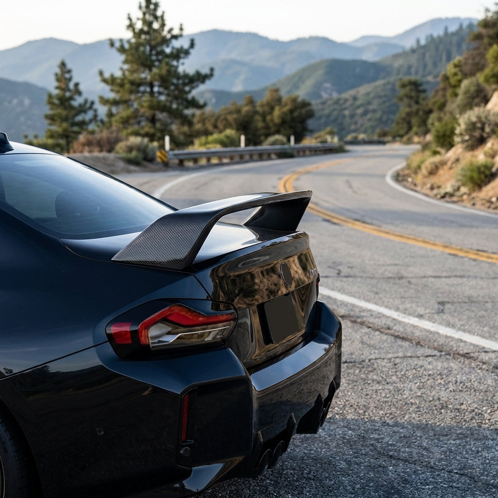 BMW G87 M2 Dry Carbon Fiber Trunk Spoiler — MP Style