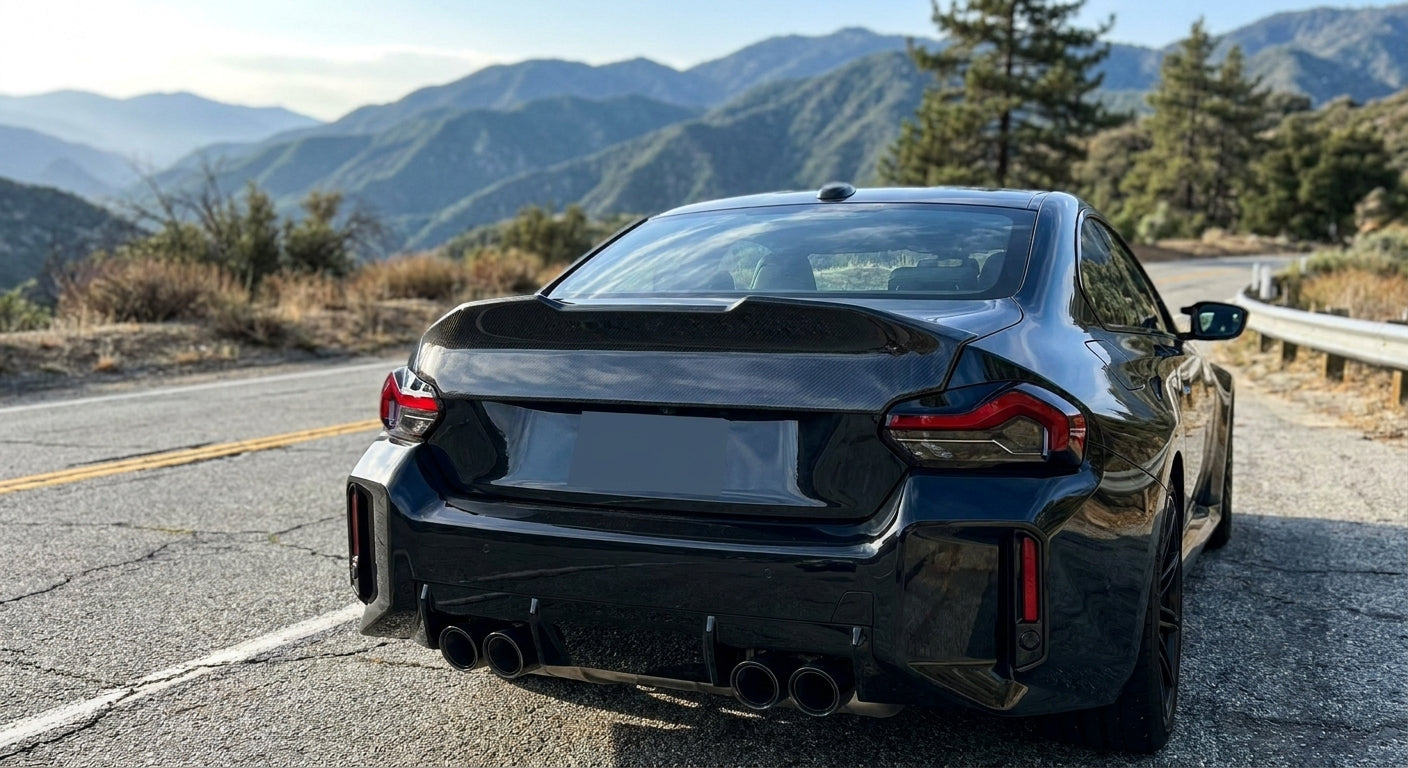 BMW G87 M2 Carbon Fiber Trunk Spoiler — PSM Style