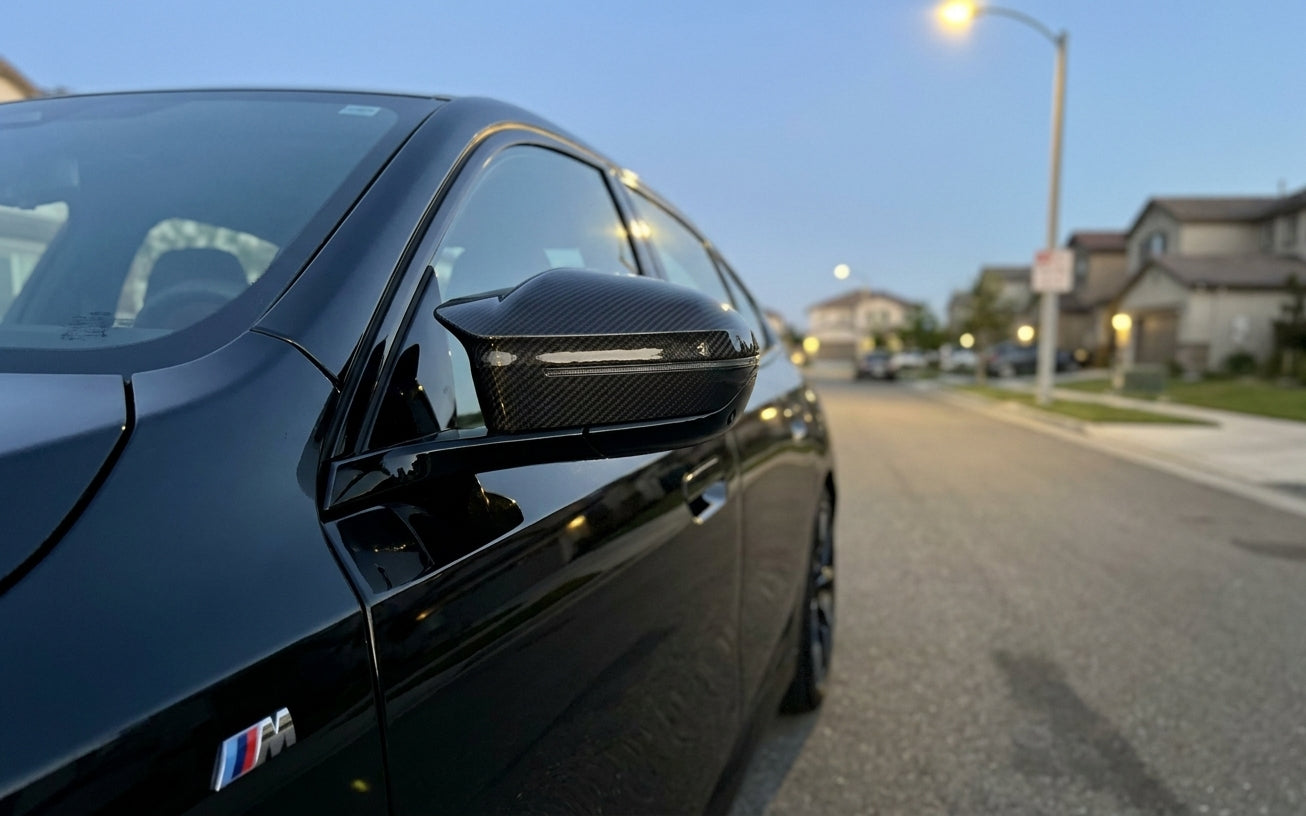 BMW G90 M5 Dry Carbon Fiber Mirror Caps